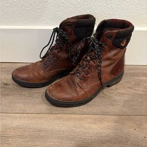 Ariat Brown Lace Up Boots for Women
